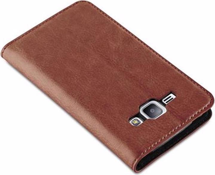 Produktbild Cadorabo Book Invisible Magnet Cover (Samsung Galaxy J1)