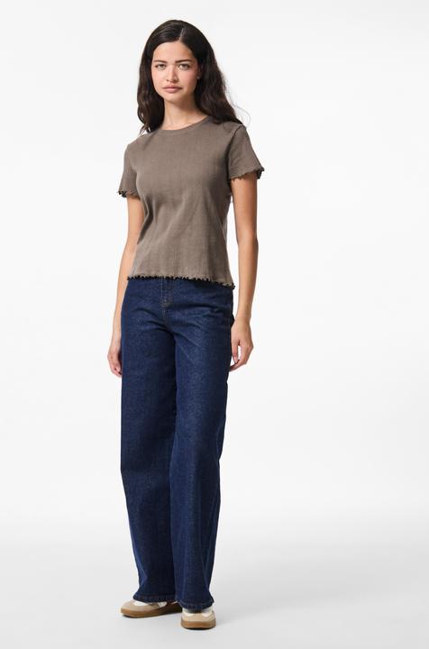 Actual product image Pieces Pcmarie Ss O-Neck Poin Top Jrs Noos Bc (XXL)