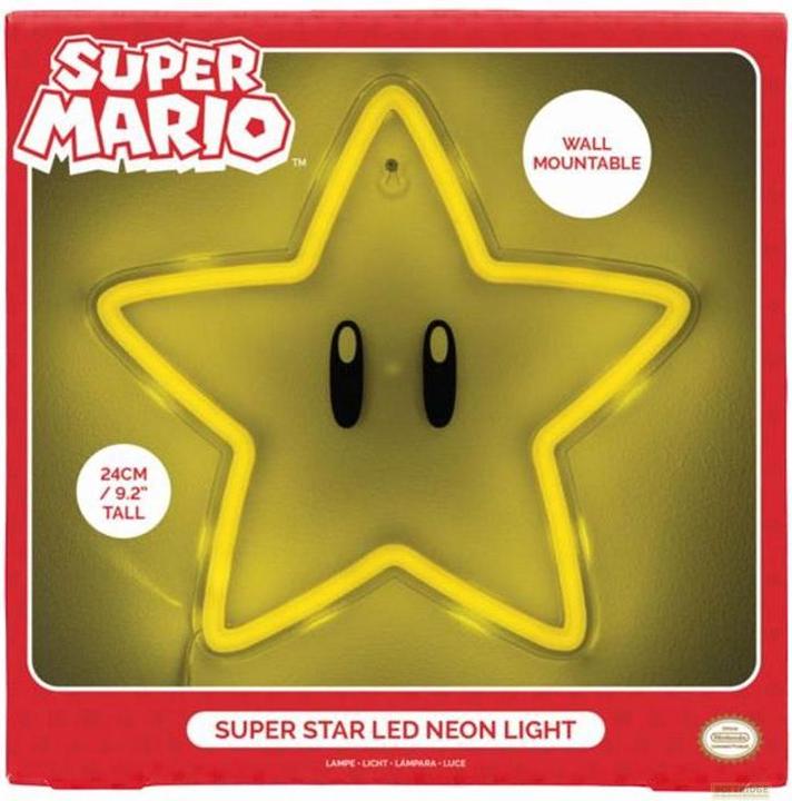 Actual product image Paladone Products Paladone Lampada Neon da Muro Super Mario Super Stella