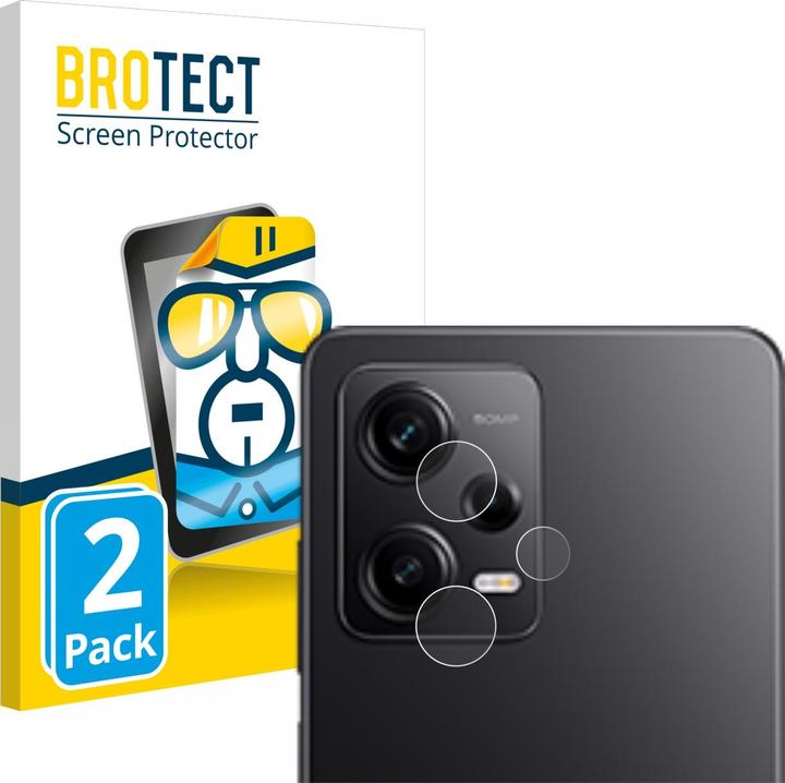 Actual product image BROTECT Screen Protector Clear (2 Piece, Xiaomi Redmi Note 12 Pro 5G)