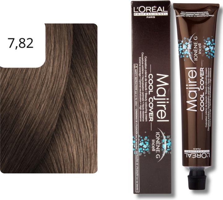 Produktbild L'Oréal Professionnel Majirel Cool Cover (7.82  MITTELBLOND MOKKA IRISÉ)