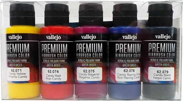 Actual product image AirbrushKing Premium Airbrush Colors - Vallejo - Candy Set