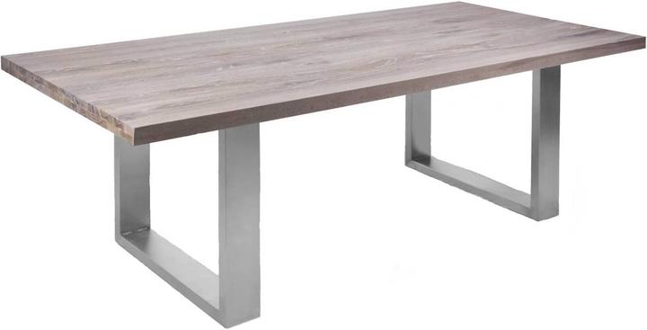 Oak limed, Stainless steel