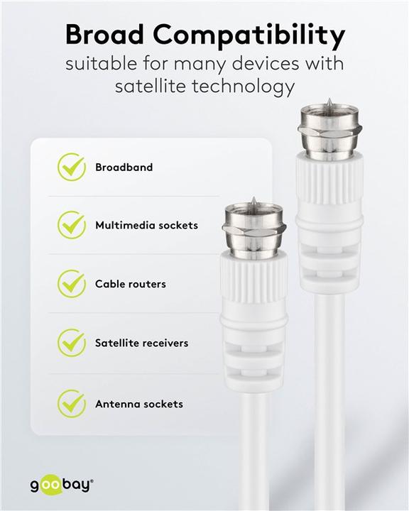 Image du produit Goobay RG59 - RG59 (70 dB, Câble d'antenne)