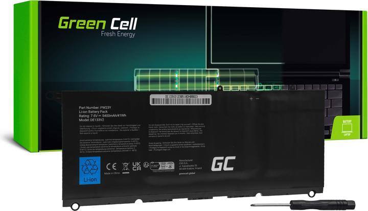Produktbild GreenCell Laptop Battery PW23Y for Dell XPS 13 9360 (4 Zellen, 5400 mAh)