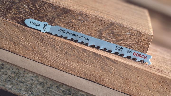Actual product image Bosch Professional Zubehör PRO Hardwood fast T144DF jigsaw blade, 100 mm, 25 pcs.