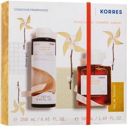 Actual product image Korres Cashmere Kumquat Eau De Toilette and Shower Gel