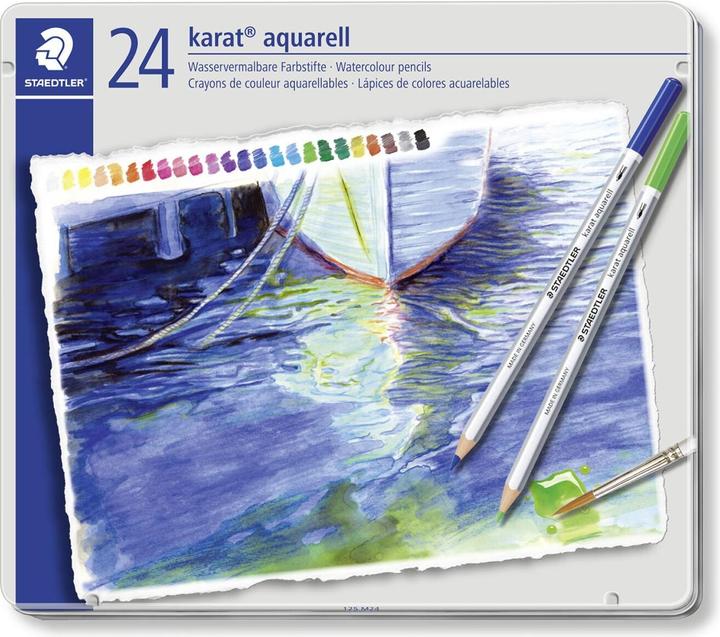 Produktbild Staedtler karat aquarell 125 Wasservermalbare Farbstifte (24 x)