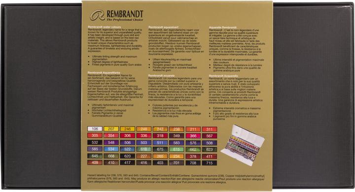 Image du produit Rembrandt Boîte de couleur à eau (Multicolore, 48 ml)