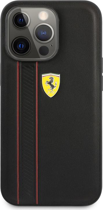 Actual product image Ferrari Case iPhone 13 - Hardcase Debossed Stripe No.169 (Apple iPhone 13 Pro)