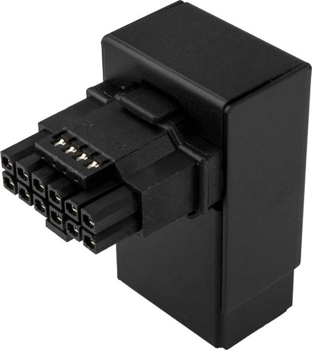 Actual product image Kolink Core Pro 12V-2x6 90 degree adapter - type 1, black
