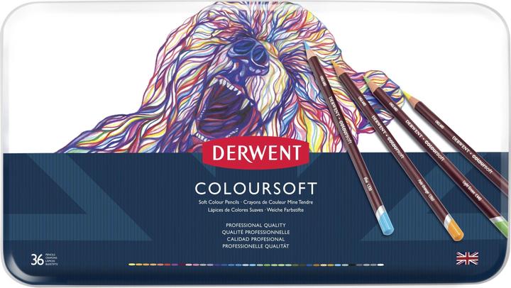 Produktbild Derwent Coloursoft Buntstifte (Mehrfarbig, Multicolor, 72 x)