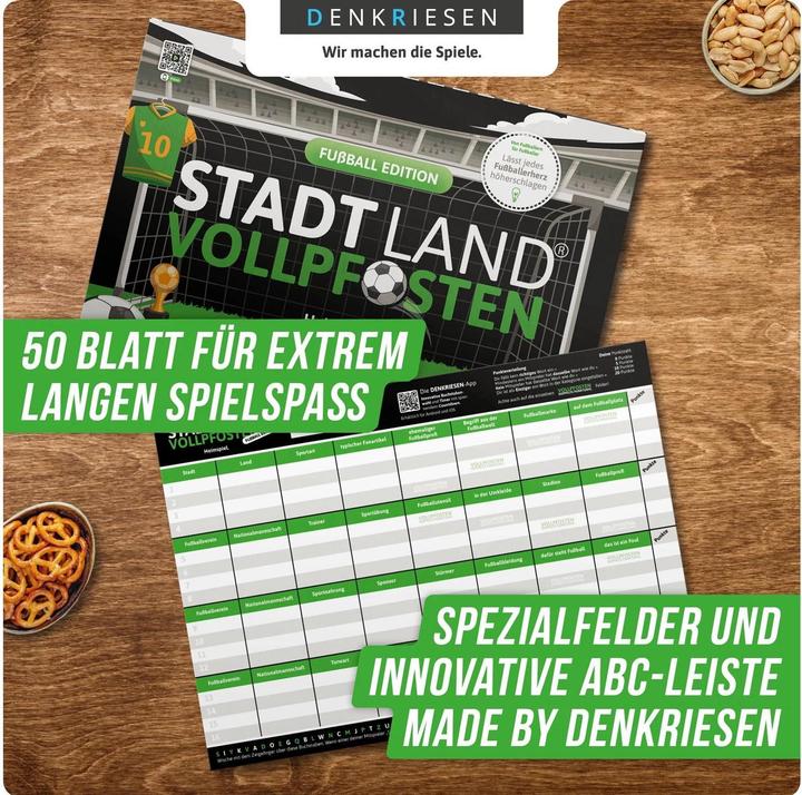 Produktbild Denkriesen STADT LAND VOLLPFOSTEN® A4 - FUSSBALL EDITION "Heimspiel" (Deutsch)