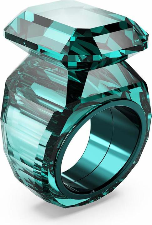 Swarovski Lucent Cocktail Ring Oktagon Schliff Grün (58)
