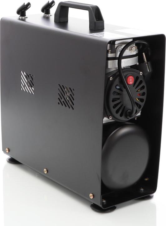 Image du produit Wiltec Compresseur Aérographe AF196AW Réservoir air Piston 2 cylindres 6bar Interrupteur 2 étapes