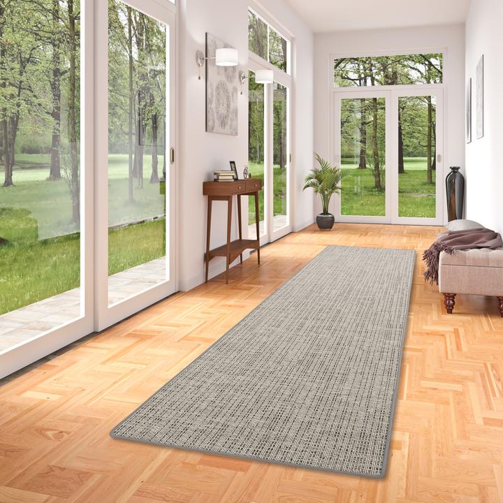 Produktbild Snapstyle Sisal-Optik Designer Teppich Läufer Pure Meliert (100 x 100 cm)