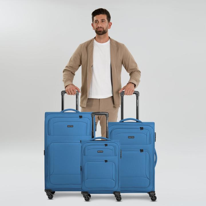 Actual product image Smartbox Edition 04 4-wheel suitcase set, 3-piece with stretch fold (209 l, XL (from 140l))