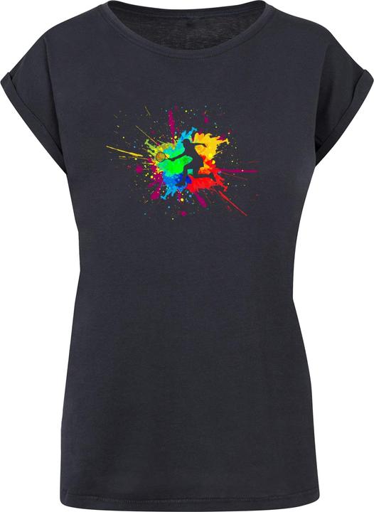 Produktbild Merchcode Ladies Color Splash Player Extended Shoulder Tee - 116313 (S)