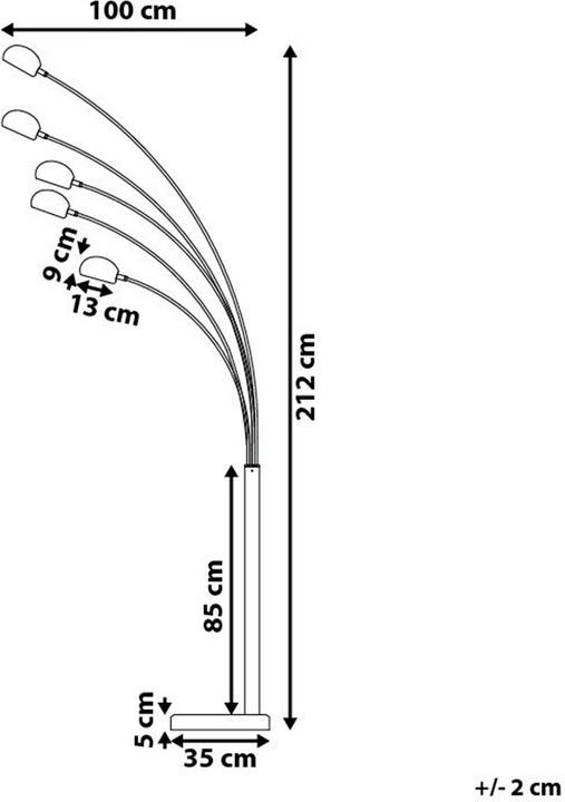 Actual product image Beliani Flinders (E14)