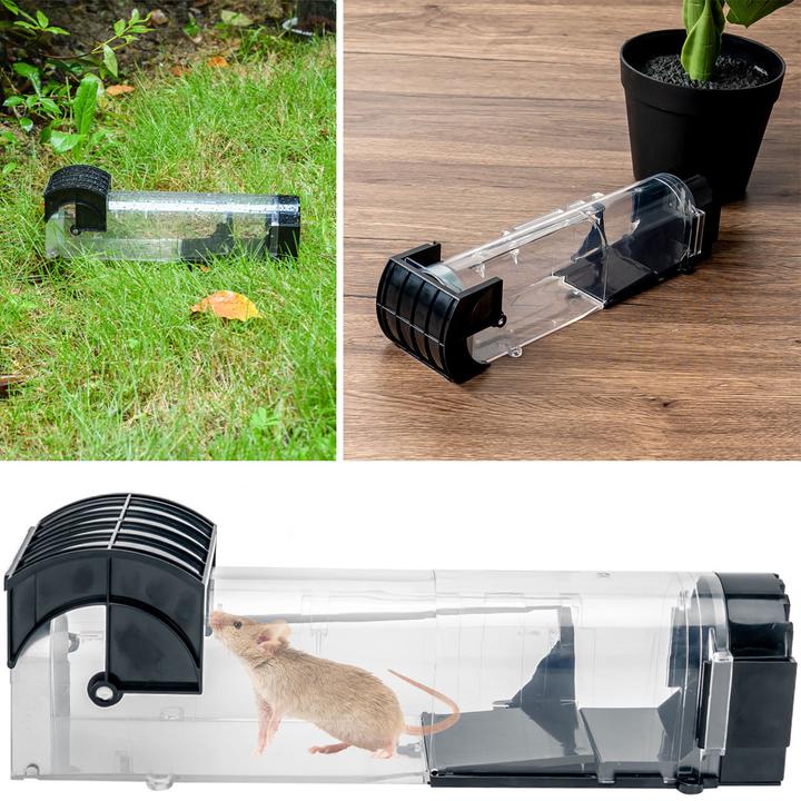 Produktbild Casativo Lebendfalle für Mäuse, wiederverwendbar, transparent
