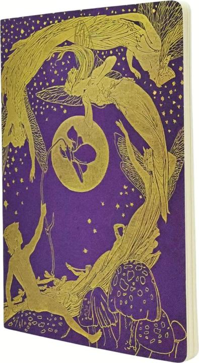 Image du produit Paperblanks Cahier de notes Lang's Fairy Books A4, ligné, or / violet (A4, À rayures, Couverture souple)
