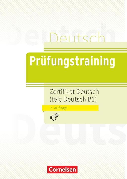 Actual product image Prüfungstraining DaF, B1, Zertifikat Deutsch/telc Deutsch B1, Übungsbuch mit CD (German, Dieter Maenner, 2008)