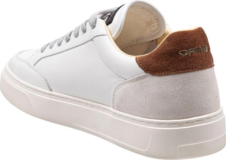Immagine prodotto Crime London Crime leather sneakers white and tan color (45)