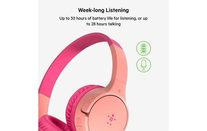 Image du produit Belkin Soundform Mini-Ear pour enfants BT USB-C pi. AUD002btPKV3