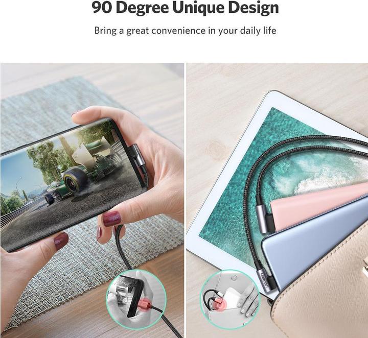 Produktbild Ugreen USB A — USB C (1 m, USB 2.0, 60 W)