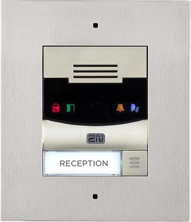 Produktbild 2N IP Türstation IP Solo ohne Kamera, Wandmontage, silber (Ethernet)