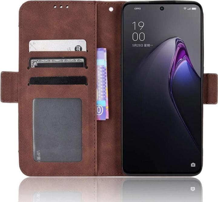 Produktbild Cover-Discount OPPO Reno8 - Etui mit vielen Kartenfächer braun (Oppo Reno 8)
