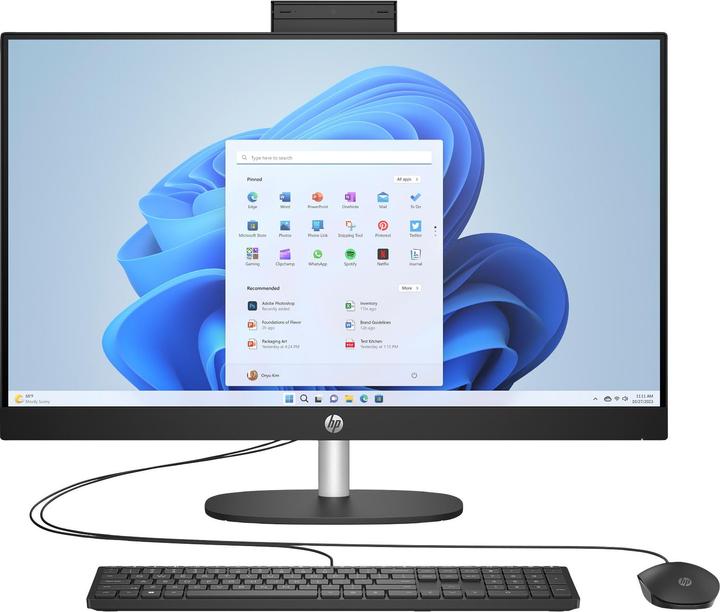 Produktbild HP AIO 27-cr0004nc/27"" IPS FHD AG/Ryzen 7 7730U/32GB/1TB SSD/AMD Graphics/4xUSB/1xHDMI/RJ45/WIN (AMD Ryzen 7 7730U, 32 GB, 1000 GB)