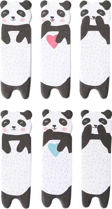 Image du produit I Am Creative Marqueur de page Panda 20 pièces (2 x 5 cm)