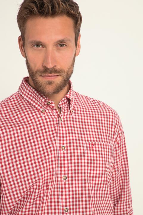 Produktbild JP1880 Karohemd, Tracht, Langarm, Buttondown-Kragen, Modern Fit (5XL)