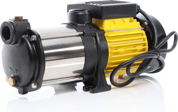 Produktbild Wiltec Kreiselpumpe mehrstufig 6600l/h 900W 55m Hauswasserwerk Wasserpumpe Jetpumpe (Hauswasserpumpe)