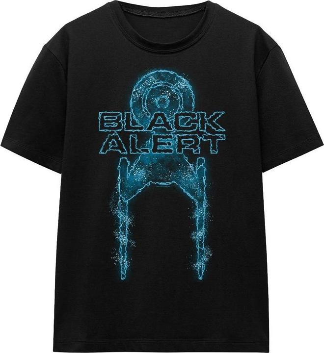 Universal Textiles Black Alert TShirt (XXL)