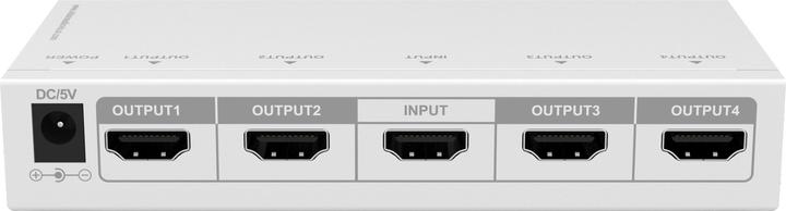 Produktbild Vision TECHCONNECT HDMI 1:4-VERTEILUNGSVERSTÄRKER Splitter für professionelle Anwendungen. HDMI 1.4a