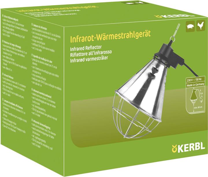 Produktbild Kerbl 22318 Infrarot-Wärmestrahlung Alu 5 m Kabel
