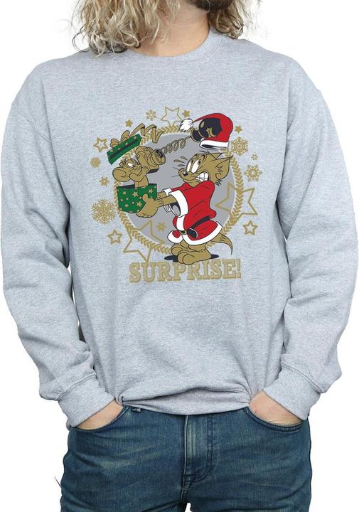 Produktbild Tom & Jerry Christmas Surprise Sweatshirt (L)