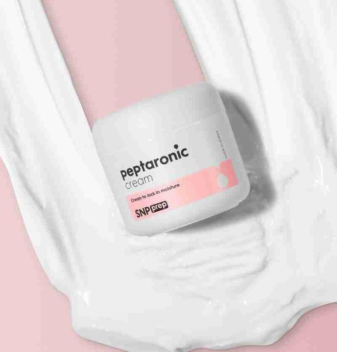 Actual product image SNP PEPTARONIC cream to lock in moisture 50 ml (White)
