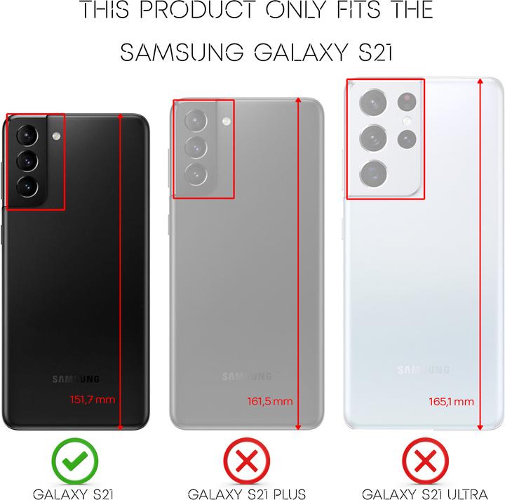 Immagine prodotto Nalia Copertura del telefono cellulare (Samsung Galaxy S21)