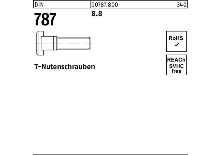 Productafbeelding T-bout DIN 787 24 M 24 x 160 8,8
