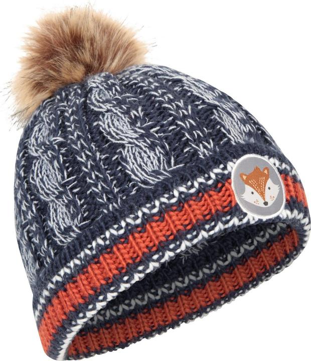 Actual product image Mountain Warehouse Childrens/Kids Badge Pom Pom Beanie (One size)