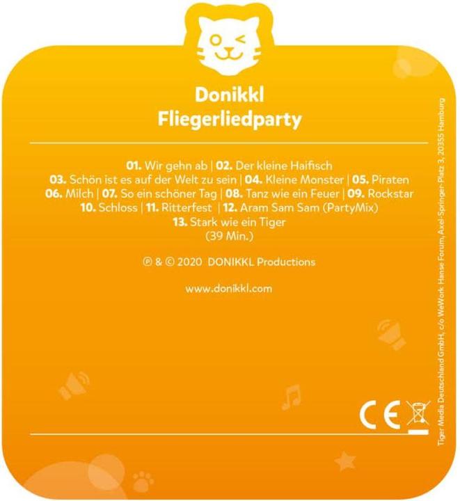 Actual product image Tigermedia Donikkl fly party (German)