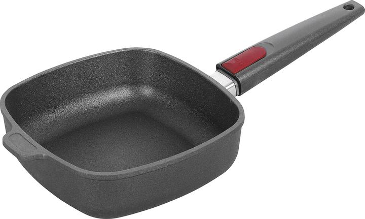 Woll 1620IL Gusspfanne 20 x 20 cm Titanium Nowo Induktion (20 cm, Kochtopf, Aluminiumguss)