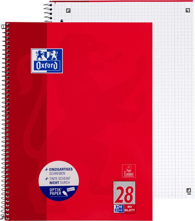 Image du produit Oxford SCHOOL - Bloc-notes (A4, Quadrillé)