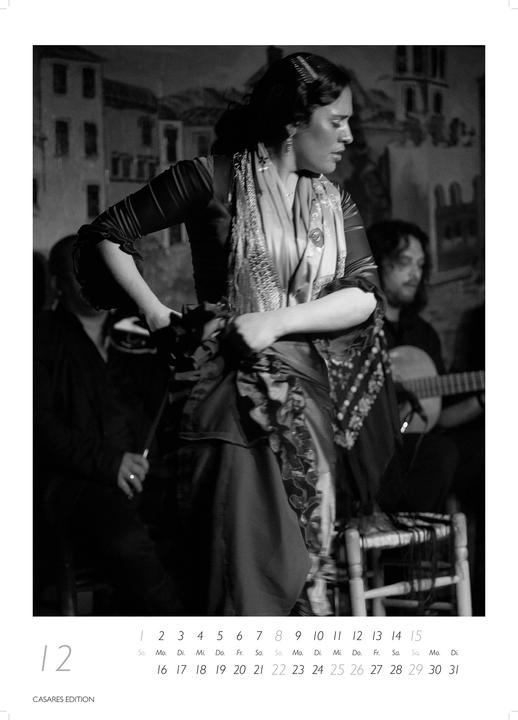 Produktbild Flamenco schwarz-weiss 2026 (Deutsch)