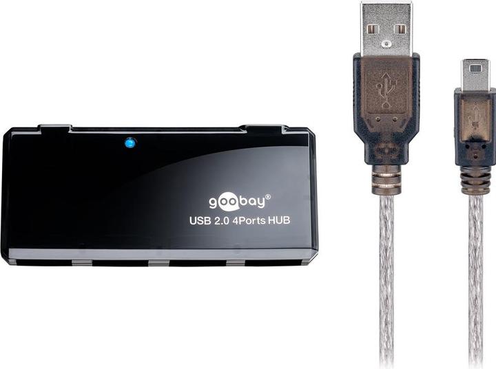 Produktbild Goobay Mini USB2.0 HUB (4 Ports)
