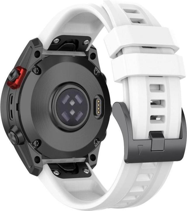Image du produit OEM Strap Silicone strap for GARMIN FENIX 3 / 3HR / 5X / 6X / 6X Pro / 7X / 7X Pro white (7) (Silicone)