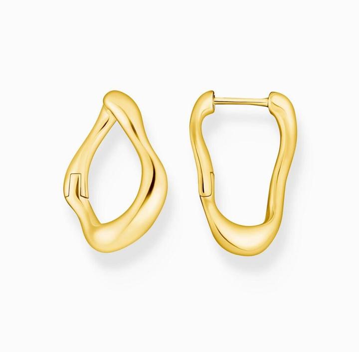 Image du produit Thomas Sabo Creolen klein Natural Beauty vergoldet (Argent 925)